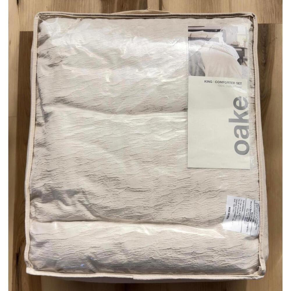 Oake Natural Layered Horizons 3-Pc. Comforter Set King